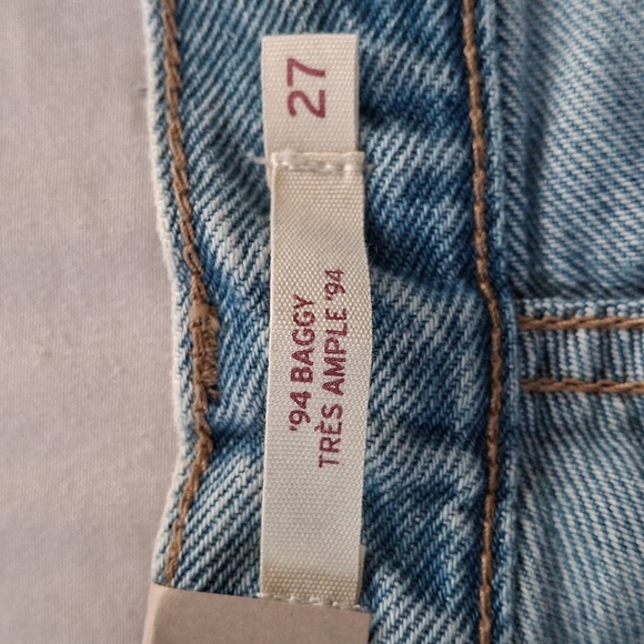 Levi's '94 Baggy Jean Light Touch Nwt Sz 27 - Picture 6 of 15
